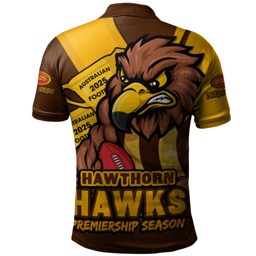 Hawthorn Polo Shirt Australian Football Finals Premiership Spirit Hawthorn Polo Shirt Australian Football Finals Premiership Spirit