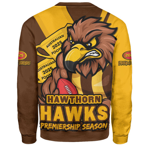 Hawthorn Sweatshirt Australian Football Finals Premiership Spirit Hawthorn Sweatshirt Australian Football Finals Premiership Spirit