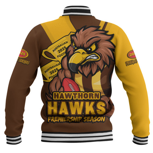 Hawthorn Baseball Jacket Australian Football Finals Premiership Spirit Hawthorn Baseball Jacket Australian Football Finals Premiership Spirit