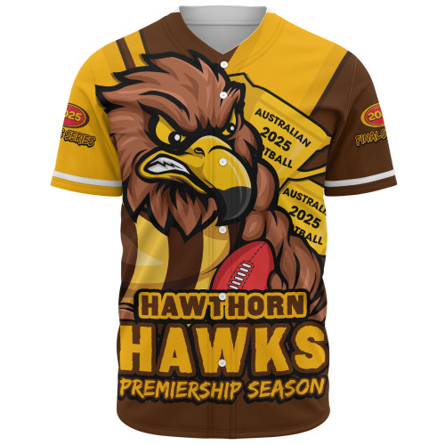 Hawthorn Baseball Shirt Australian Football Finals Premiership Spirit