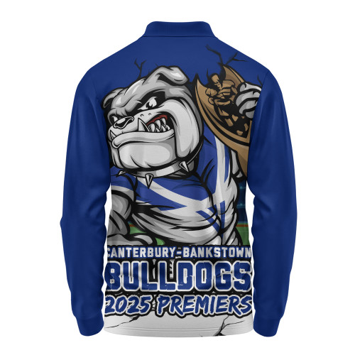 Canterbury-Bankstown Bulldogs Long Sleeve Polo Shirt Unleash Power In The Ultimate Battle
