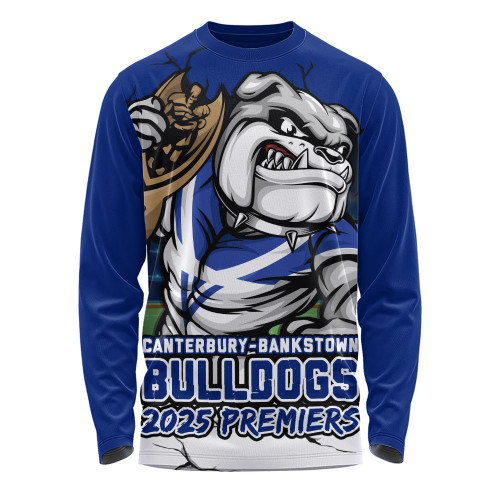 Canterbury-Bankstown Bulldogs Long Sleeve T-shirt Unleash Power In The Ultimate Battle