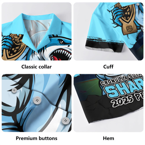 Cronulla-Sutherland Sharks Hawaiian Shirt Unleash Power In The Ultimate Battle