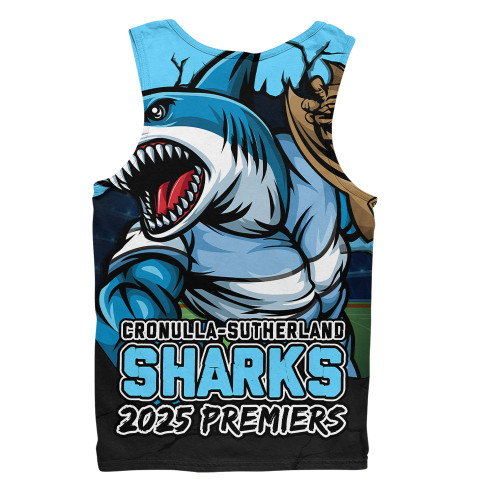 Cronulla-Sutherland Sharks Men Singlet Unleash Power In The Ultimate Battle Cronulla-Sutherland Sharks Men Singlet Unleash Power In The Ultimate Battle
