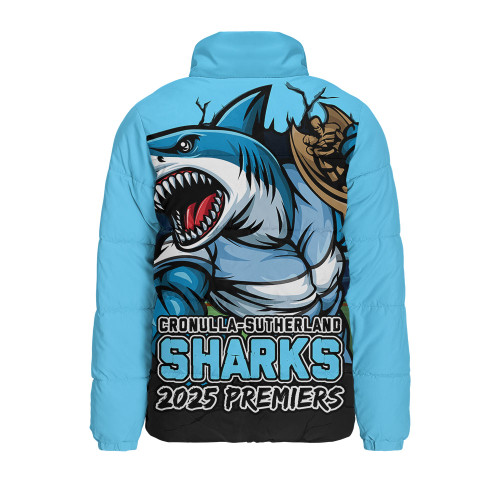 Cronulla-Sutherland Sharks Padded Jacket Unleash Power In The Ultimate Battle