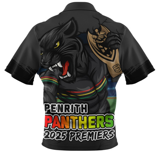 Penrith Panthers Zip Polo Shirt Unleash Power In The Ultimate Battle