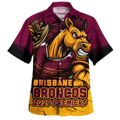 Brisbane Broncos Hawaiian Shirt Unleash Power In The Ultimate Battle