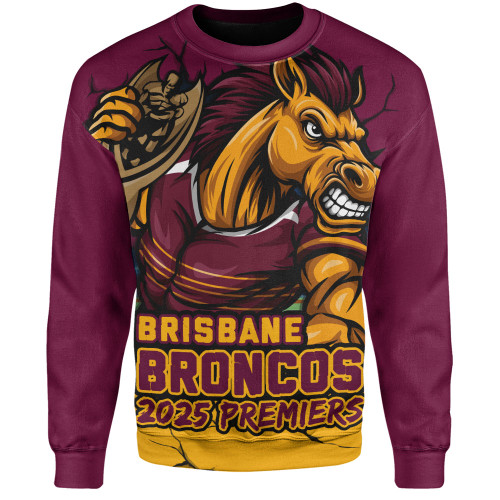Brisbane Broncos Sweatshirt Unleash Power In The Ultimate Battle