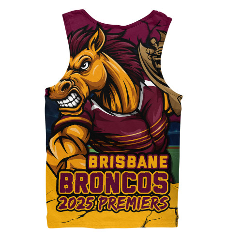 Brisbane Broncos Men Singlet Unleash Power In The Ultimate Battle