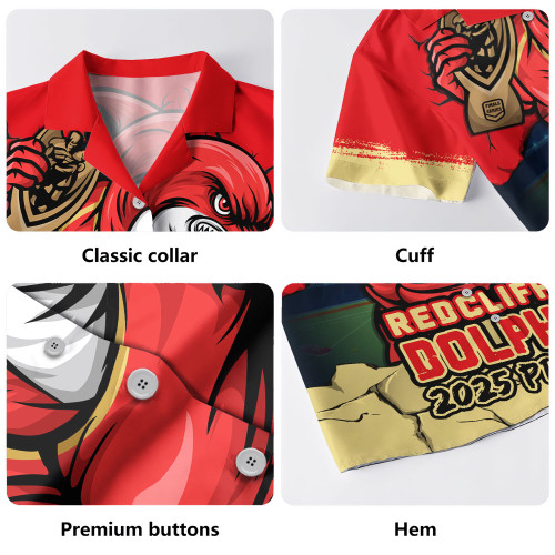 Redcliffe Dolphins Hawaiian Shirt Unleash Power In The Ultimate Battle