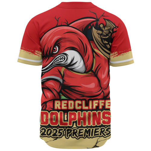 Redcliffe Dolphins Baseball Shirt Unleash Power In The Ultimate Battle Redcliffe Dolphins Baseball Shirt Unleash Power In The Ultimate Battle