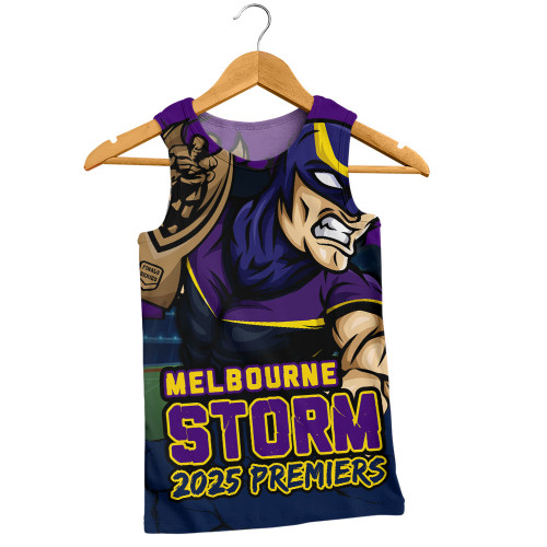Melbourne Storm Men Singlet Unleash Power In The Ultimate Battle