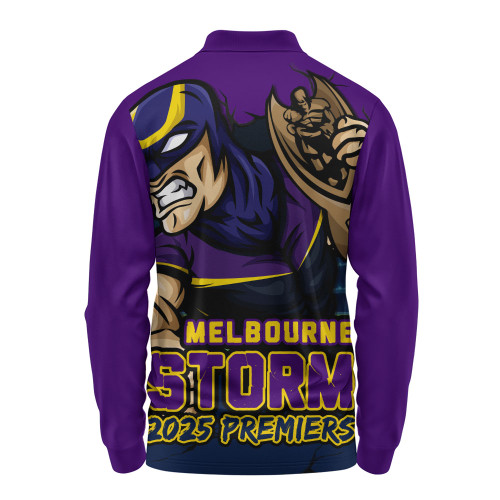Melbourne Storm Long Sleeve Polo Shirt Unleash Power In The Ultimate Battle