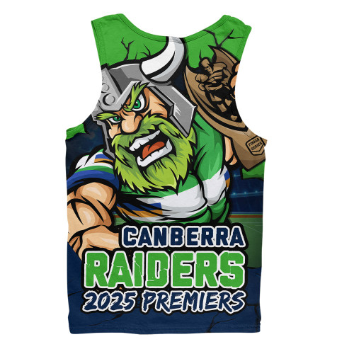 Canberra Raiders Men Singlet Unleash Power In The Ultimate Battle