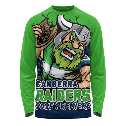 Canberra Raiders Long Sleeve T-shirt Unleash Power In The Ultimate Battle