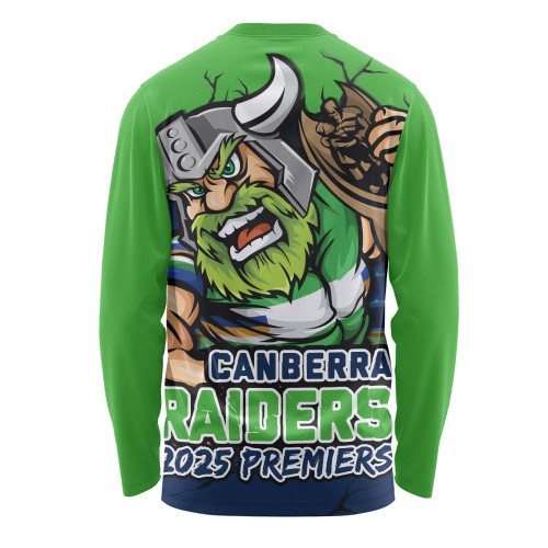 Canberra Raiders Long Sleeve T-shirt Unleash Power In The Ultimate Battle