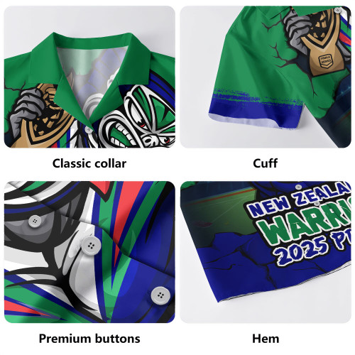 New Zealand Warriors Hawaiian Shirt Unleash Power In The Ultimate Battle