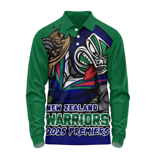 New Zealand Warriors Long Sleeve Polo Shirt Unleash Power In The Ultimate Battle New Zealand Warriors Long Sleeve Polo Shirt Unleash Power In The Ultimate Battle