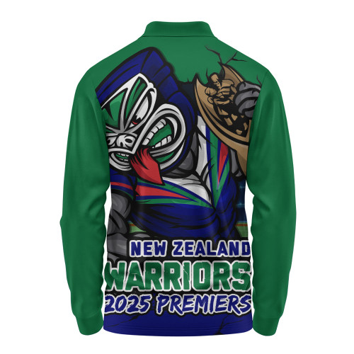 New Zealand Warriors Long Sleeve Polo Shirt Unleash Power In The Ultimate Battle