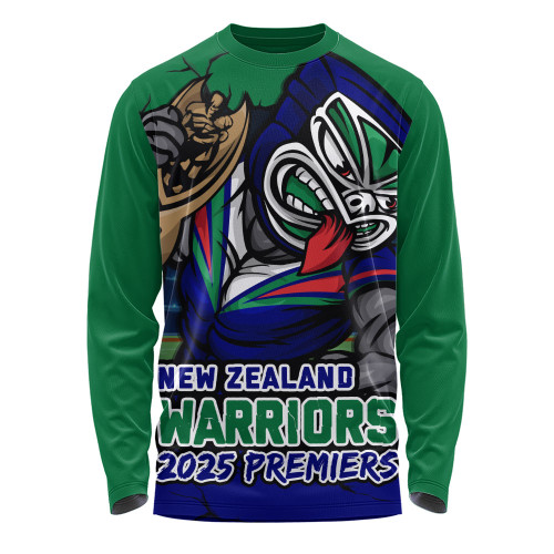New Zealand Warriors Long Sleeve T-shirt Unleash Power In The Ultimate Battle