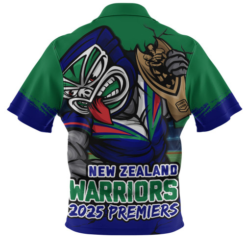 New Zealand Warriors Zip Polo Shirt Unleash Power In The Ultimate Battle