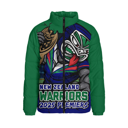 New Zealand Warriors Padded Jacket Unleash Power In The Ultimate Battle