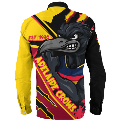 Adelaide Crows Long Sleeve Shirt Battlefield Glory Gear Adelaide Crows Long Sleeve Shirt Battlefield Glory Gear