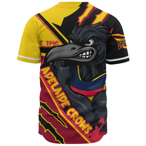 Adelaide Crows Baseball Shirt Battlefield Glory Gear Adelaide Crows Baseball Shirt Battlefield Glory Gear
