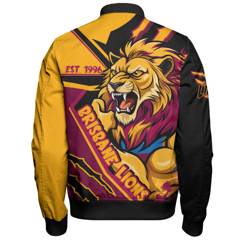 Brisbane Lions Bomber Jacket Battlefield Glory Gear