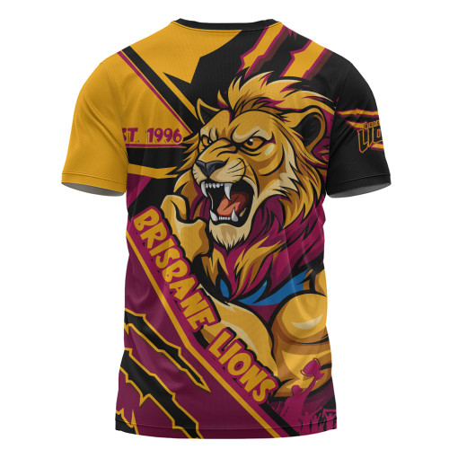 Brisbane Lions T-Shirt Battlefield Glory Gear Brisbane Lions T-Shirt Battlefield Glory Gear