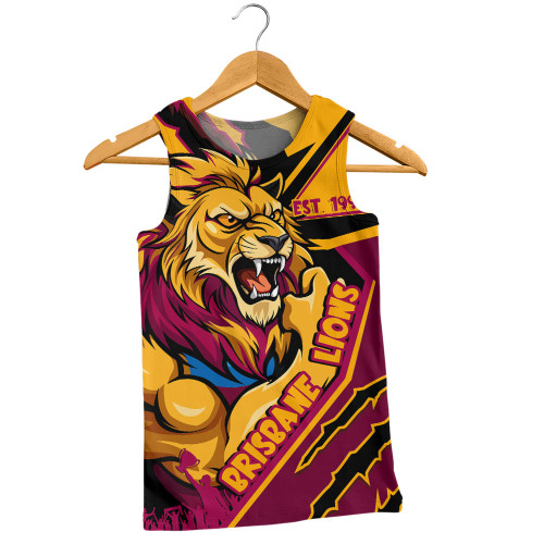 Brisbane Lions Men Singlet Battlefield Glory Gear