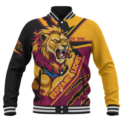Brisbane Lions Baseball Jacket Battlefield Glory Gear