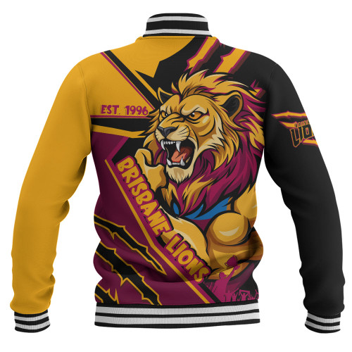 Brisbane Lions Baseball Jacket Battlefield Glory Gear