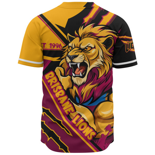 Brisbane Lions Baseball Shirt Battlefield Glory Gear Brisbane Lions Baseball Shirt Battlefield Glory Gear