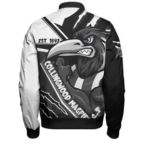 Collingwood Bomber Jacket Battlefield Glory Gear Collingwood Bomber Jacket Battlefield Glory Gear