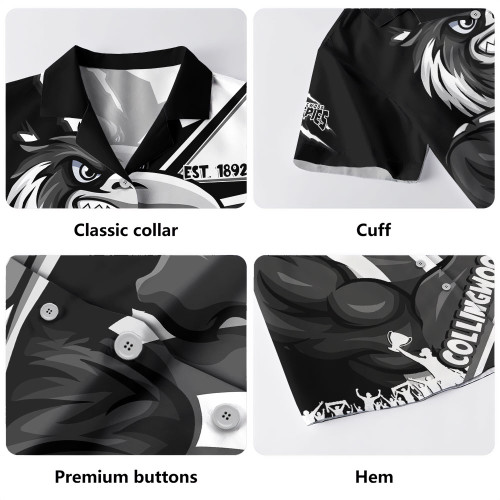 Collingwood Hawaiian Shirt Battlefield Glory Gear Collingwood Hawaiian Shirt Battlefield Glory Gear