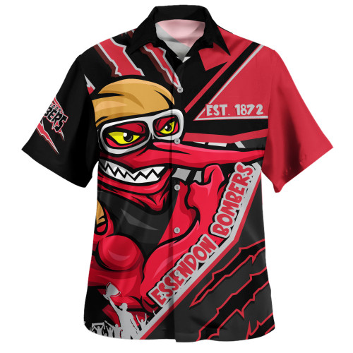 Essendon Hawaiian Shirt Battlefield Glory Gear