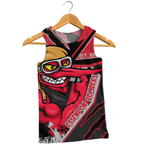 Essendon Men Singlet Battlefield Glory Gear