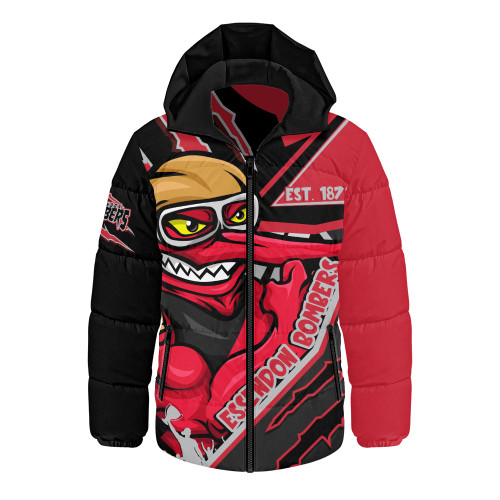 Essendon Hooded Padded Jacket Battlefield Glory Gear Essendon Hooded Padded Jacket Battlefield Glory Gear