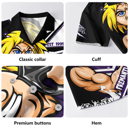 Fremantle Hawaiian Shirt Battlefield Glory Gear Fremantle Hawaiian Shirt Battlefield Glory Gear