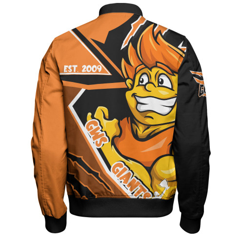 GWS GIANTS Bomber Jacket Battlefield Glory Gear GWS GIANTS Bomber Jacket Battlefield Glory Gear