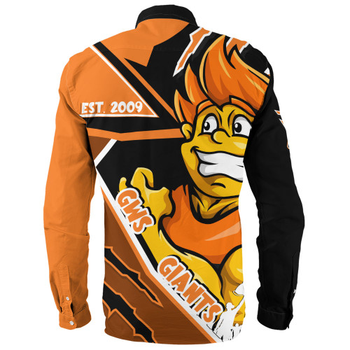 GWS GIANTS Long Sleeve Shirt Battlefield Glory Gear GWS GIANTS Long Sleeve Shirt Battlefield Glory Gear