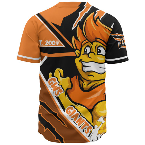 GWS GIANTS Baseball Shirt Battlefield Glory Gear GWS GIANTS Baseball Shirt Battlefield Glory Gear