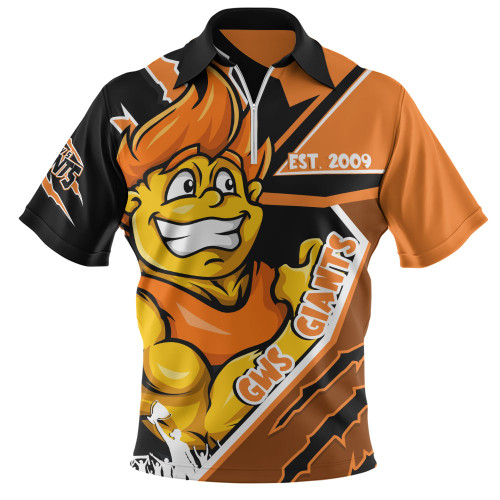 GWS GIANTS Zip Polo Shirt Battlefield Glory Gear