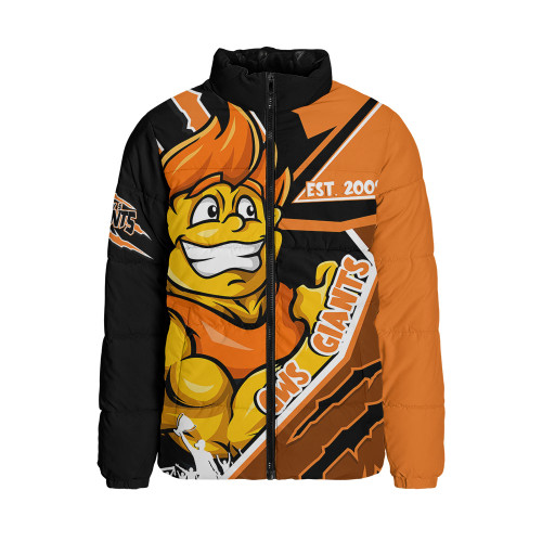 GWS GIANTS Padded Jacket Battlefield Glory Gear GWS GIANTS Padded Jacket Battlefield Glory Gear