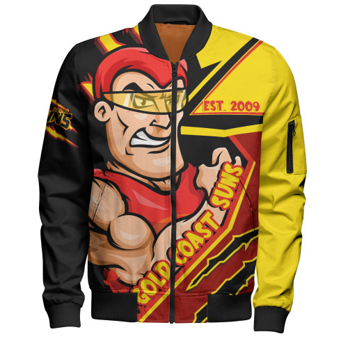 Gold Coast SUNS Bomber Jacket Battlefield Glory Gear