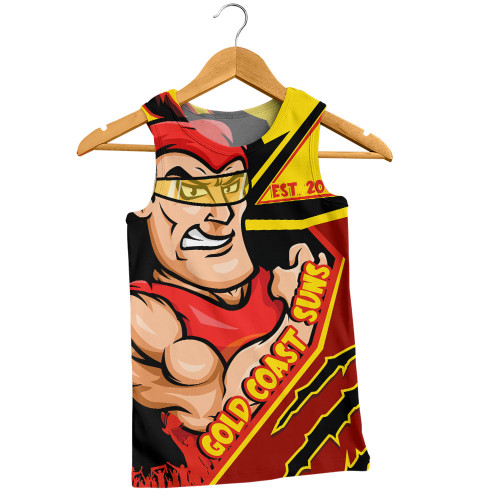 Gold Coast SUNS Men Singlet Battlefield Glory Gear
