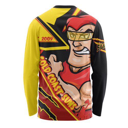 Gold Coast SUNS Long Sleeve T-shirt Battlefield Glory Gear