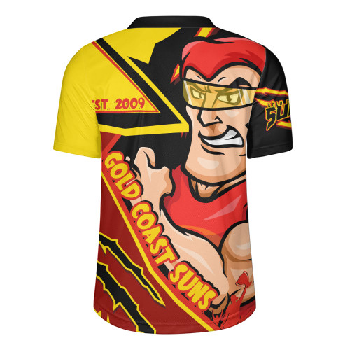 Gold Coast SUNS Rugby Jersey Battlefield Glory Gear