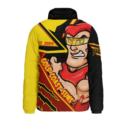 Gold Coast SUNS Padded Jacket Battlefield Glory Gear